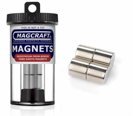 1/2" x 1/2" Rod Magnets, 4-count
