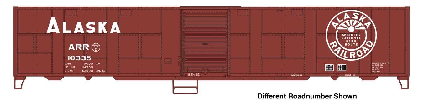 PREORDER Walthers Proto HO 920-10802 NYC-Style Express Boxcar Troop Sleeper Conversion, Alaska #10629