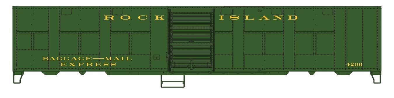 PREORDER Walthers Proto HO 920-10805 NYC-Style Express Boxcar Troop Sleeper Conversion, Rock Island #4506