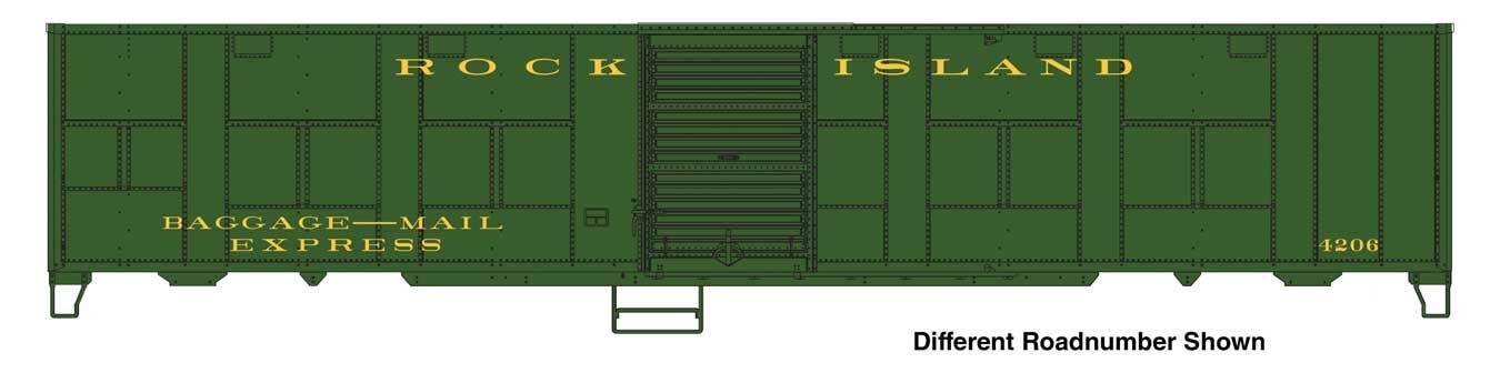 PREORDER Walthers Proto HO 920-10806 NYC-Style Express Boxcar Troop Sleeper Conversion, Rock Island #4228
