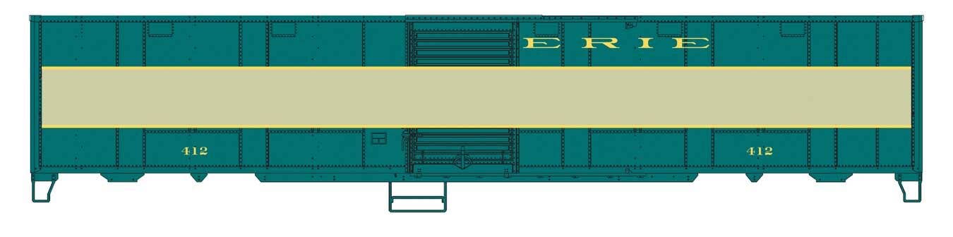 PREORDER Walthers Proto HO 920-10811 NYC-Style Express Boxcar Troop Sleeper Conversion, Erie #412