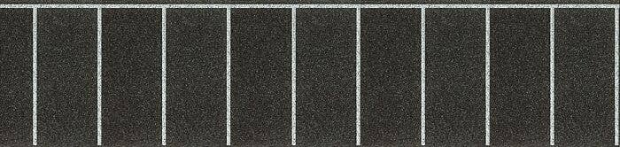 Vollmer HO 46014 Parking Lot with Straight Stalls, Self Adhesive, 40 x 2-13/32" 100 x 6cm