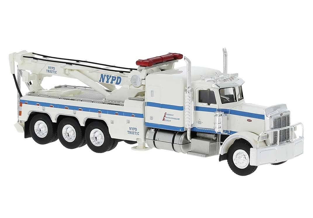 PREORDER Brekina HO 86276 Peterbilt 359 Heavy-Duty Tow Truck, New York Police Department