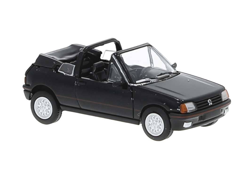 PREORDER Brekina HO PCX870503 Peugeot 205 Convertible, Black