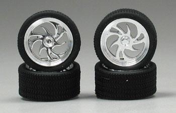 Pegasus Hobbies 1246 Diablo's Chrome Rims w/Tires