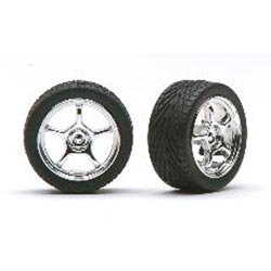 Pegasus Hobbies 1284 Alta's Chrome Rims and Tires