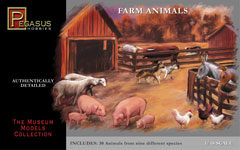 Pegasus Hobbies 7006 Farm Animals 1:48