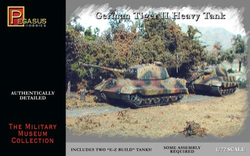 Pegasus Hobbies 7627 German Tiger II Tanks 1:72