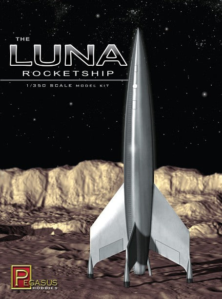 Pegasus Hobbies 9110 Luna Rocketship 1:350