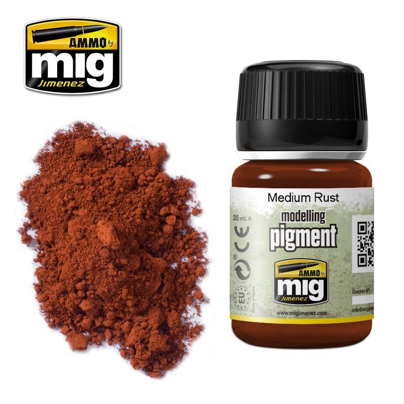 Ammo Mig 3005 MEDIUM RUST PIGMENT
