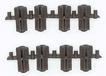Micro Engineering G 26-007 Code 250 to 205 Plastic-Insulated Transition Rail Joiners (8-Pack)