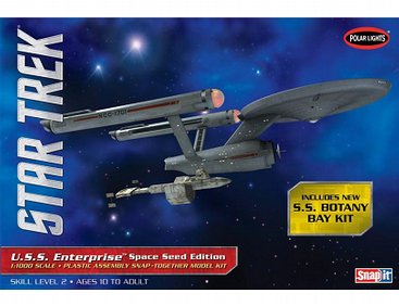 Polar Lights 908 Star Trek U.S.S Enterprise Snap 1:1000