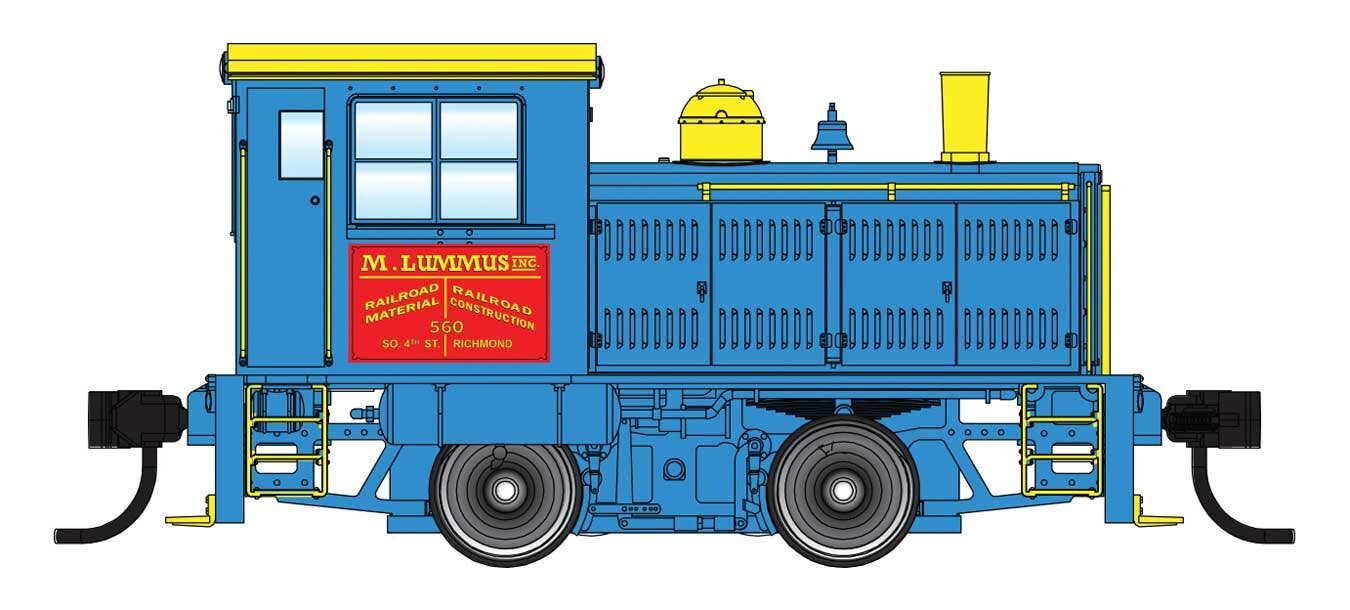 PREORDER Walthers Mainline HO 910-10015 Plymouth ML-8 Industrial Switcher, M Lummus | 98.98