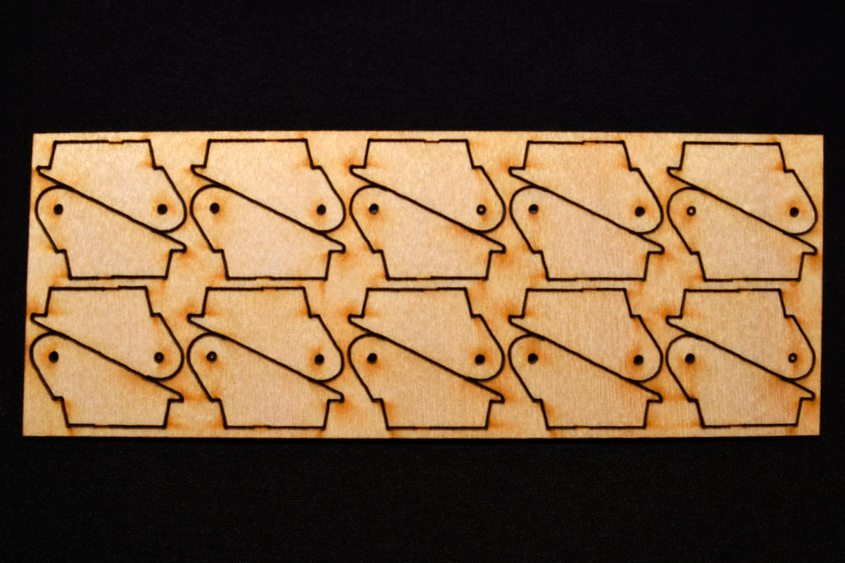 1.5mm Plywood Control Horns (20x)