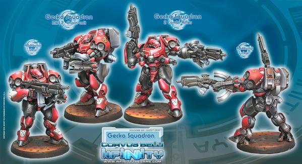 Infinity (#460) Nomads: Gecko Squadron