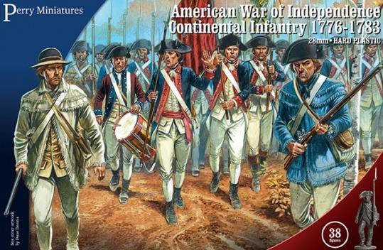 28mm American Revolution: (American) Continental Infantry, 1776-1783