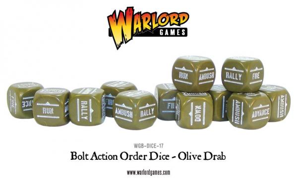 Orders Dice (Olive Drab)