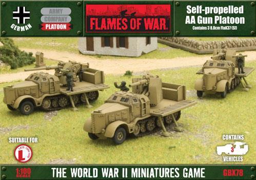 Flames Of War (WWII): (German) Self-Propelled Anti-Aircraft Gun Platoon