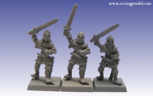 Grendel Metal Figures: Northmen Swordsmen II