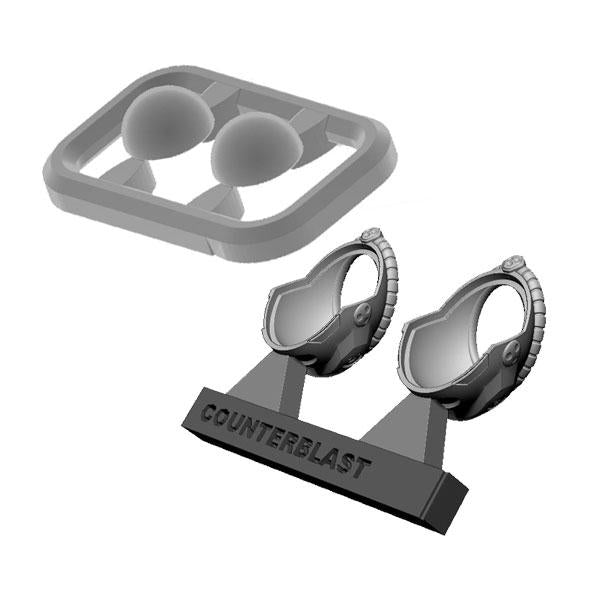 Bombshell Miniatures: Helmet Set R10 (10 10mm helmets)