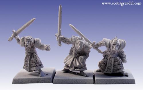 Grendel Metal Figures: Stygian Orc with Hand Weapons I