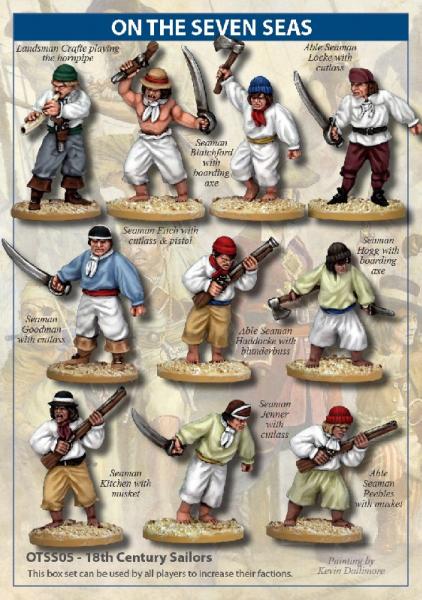 On The Seven Seas: 18th Century Sailors