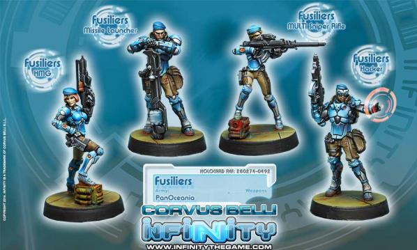 Infinity (#492) PanOceania: Fusiliers
