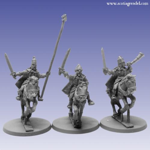 Grendel Metal Figures: Northmen Cavalry Command