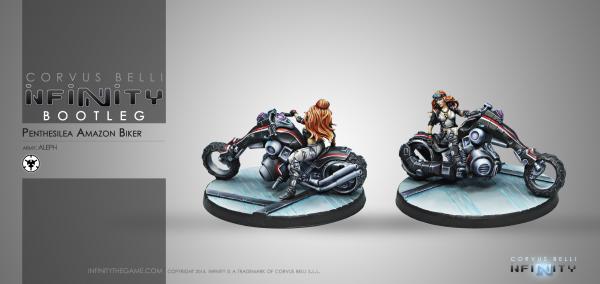 Infinity Bootleg (#513) Mercenaries: Penthesilea, Amazon Warrioress, Special Edition