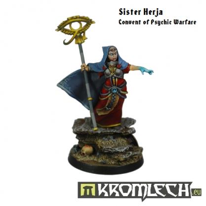 Kromlech Miniatures: Sister Herja - Convent of Psychic Warfare