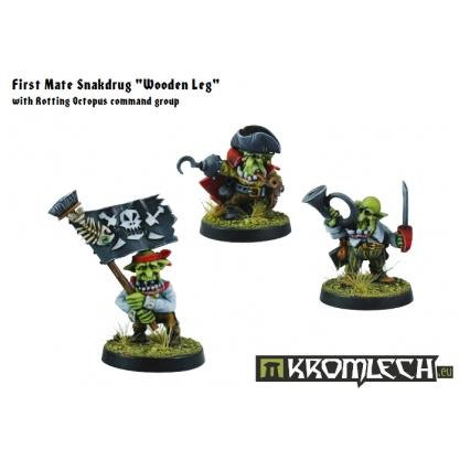 Kromlech Miniatures: Goblin Pirates Command Group