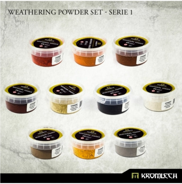 Kromlech Accessories: Weathering Powder Set - Series 1 (30g tubs)