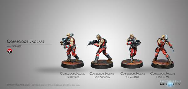 Infinity (#524) Nomads - Corregidor Jaguars