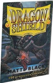 Dragon Shields: Matte Black Sleeves (100)