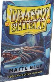 Dragon Shields:  Matte Blue Sleeves (100)