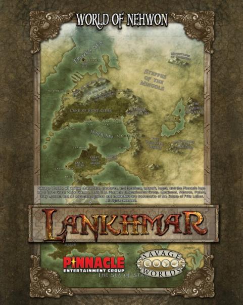 Savage Worlds RPG: Lankhmar Poster Map