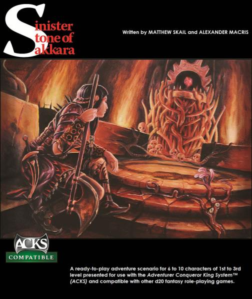 Adventurer Conquer King System RPG: The Sinister Stone Of Sakkara