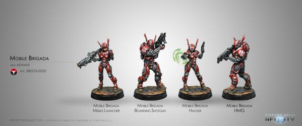 Infinity (#552) Nomads - Mobile Brigada