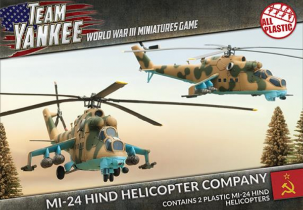 Team Yankee: (Soviet) Mi-24 Hind (x2) (Plastic)