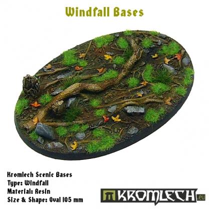 Kromlech Bases: 105x70mm Windfall, Oval (1)