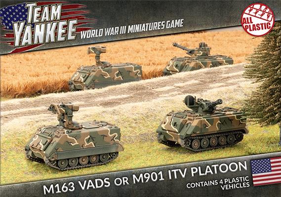 Team Yankee: (USA) M163 VADS/M901 ITV Platoon (Plastic)