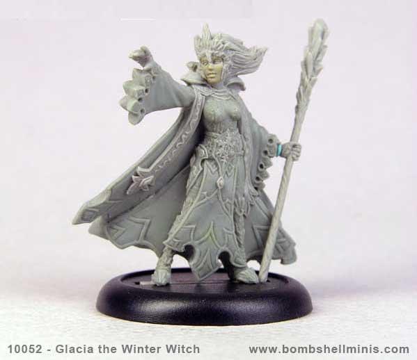 Bombshell Miniatures: Glacia The Winter Witch