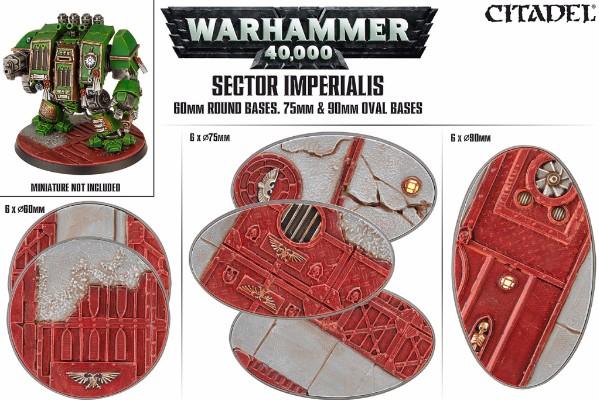 Sector Imperialis: 60/75/90mm Oval Bases