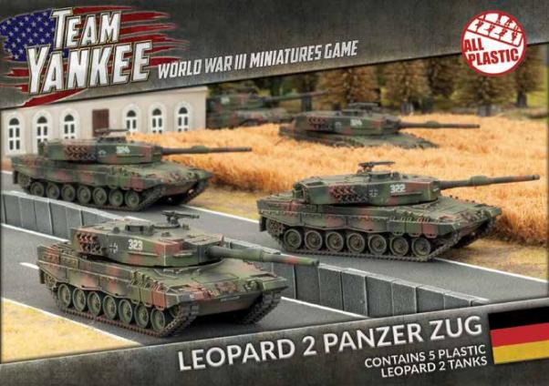 Team Yankee: (German) Leopard 2 Panzer Zug (Plastic)