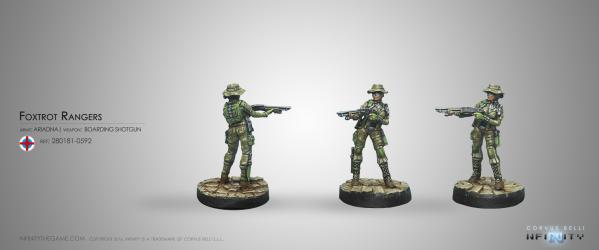 Infinity (#592) Ariadna: Foxtrot Rangers (Boarding Shotgun)