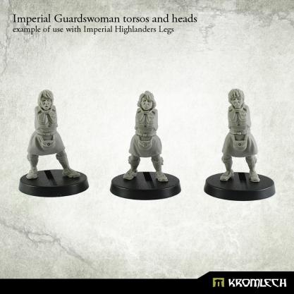 Conversion Bitz: Imperial Guardswoman Torsos & Heads (5)