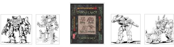 BattleTech Miniatures: Undead Lance Pack (TRO 3145/3150)
