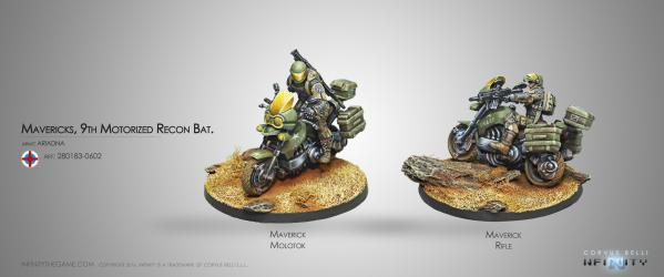 Infinity (#602) Ariadna: Mavericks, 9th Motorized Recon Battalion