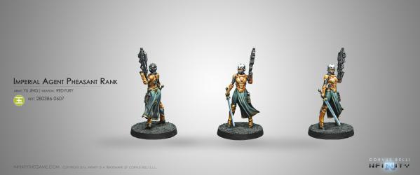 Infinity (#607) Yu Jing: Imperial Agent Pheasant Rank (Red Fury)