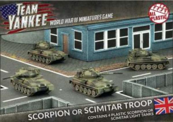 Team Yankee: (British) Scorpion/Scimitar Platoon (Plastic)